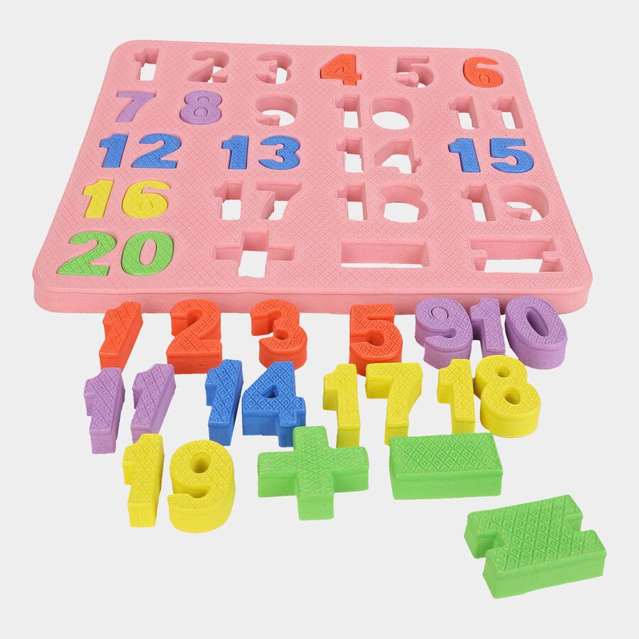 Kid's Rubber Number Set, , large image number null