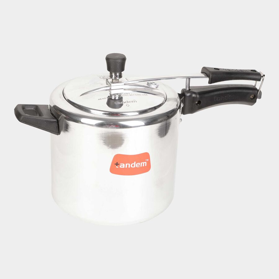 एल्युमीनियम प्रेशर कुकर, सिल्वर, 391 मिमी X 228 मिमी X 244 Mm, 6.5 L, , large image number null
