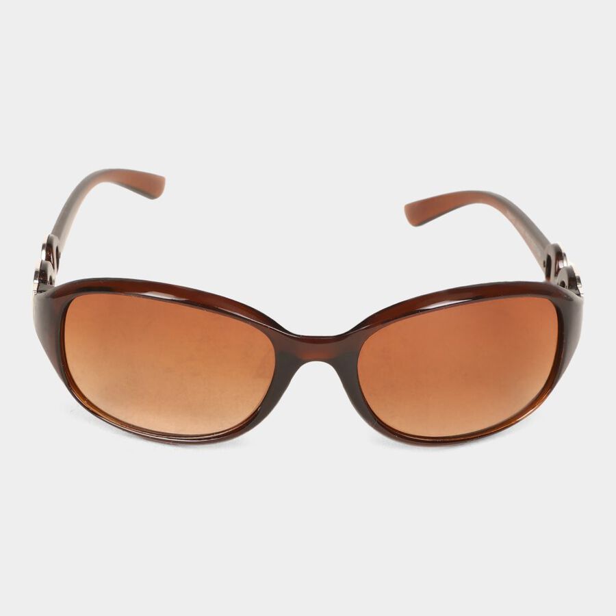 Women's Plastic Gradient Oval Sunglasses, , large image number null