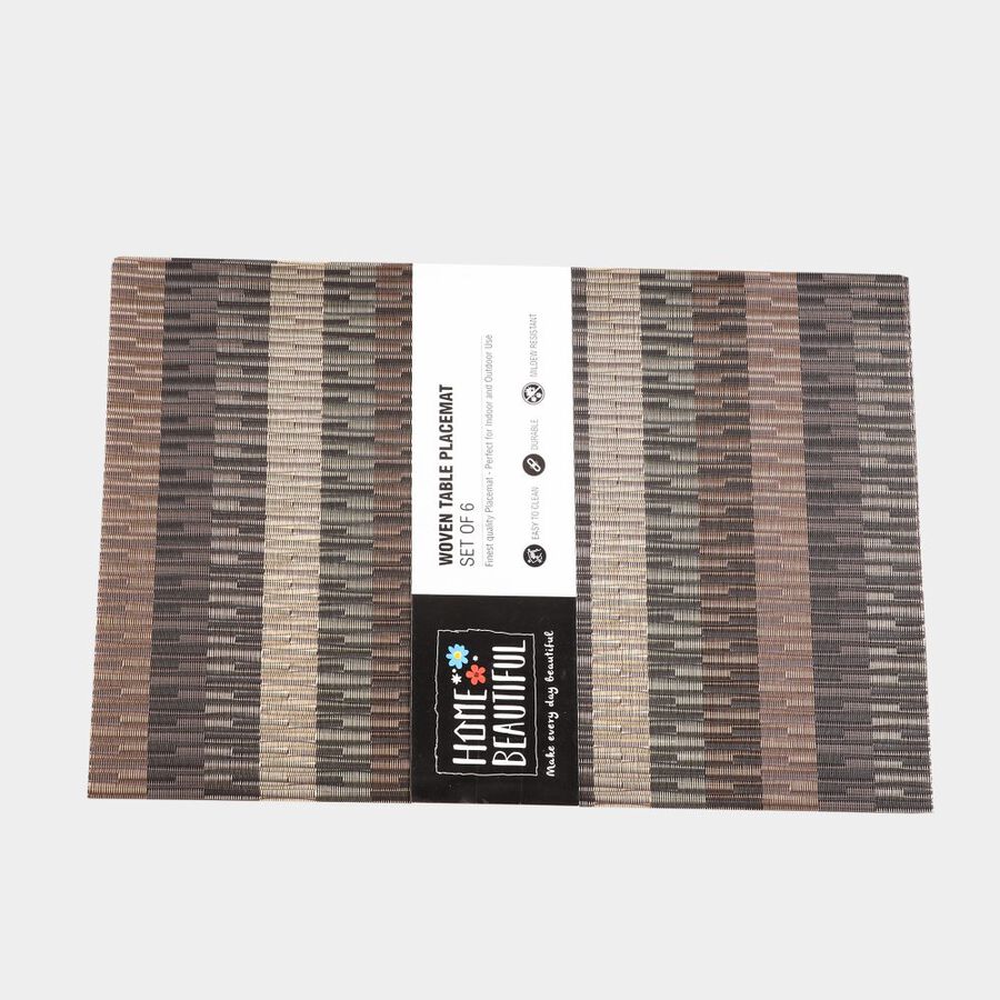 PVC Black Table Mat, , large image number null