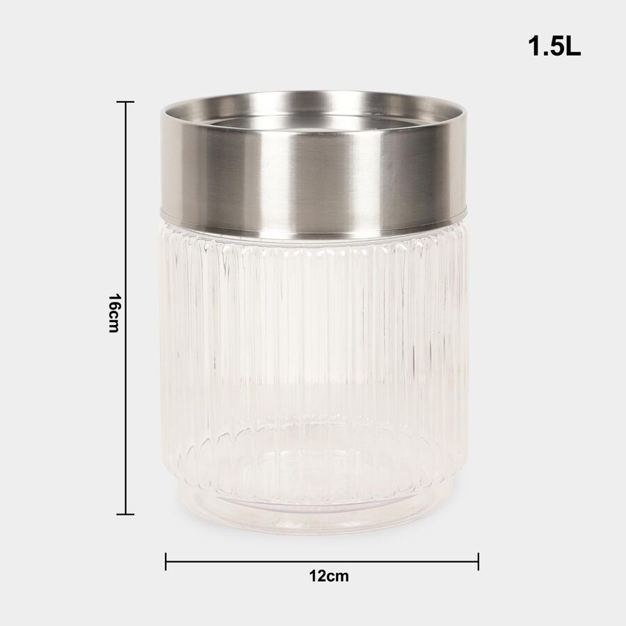 1.5L Plastic Container Set of 2, , large image number null