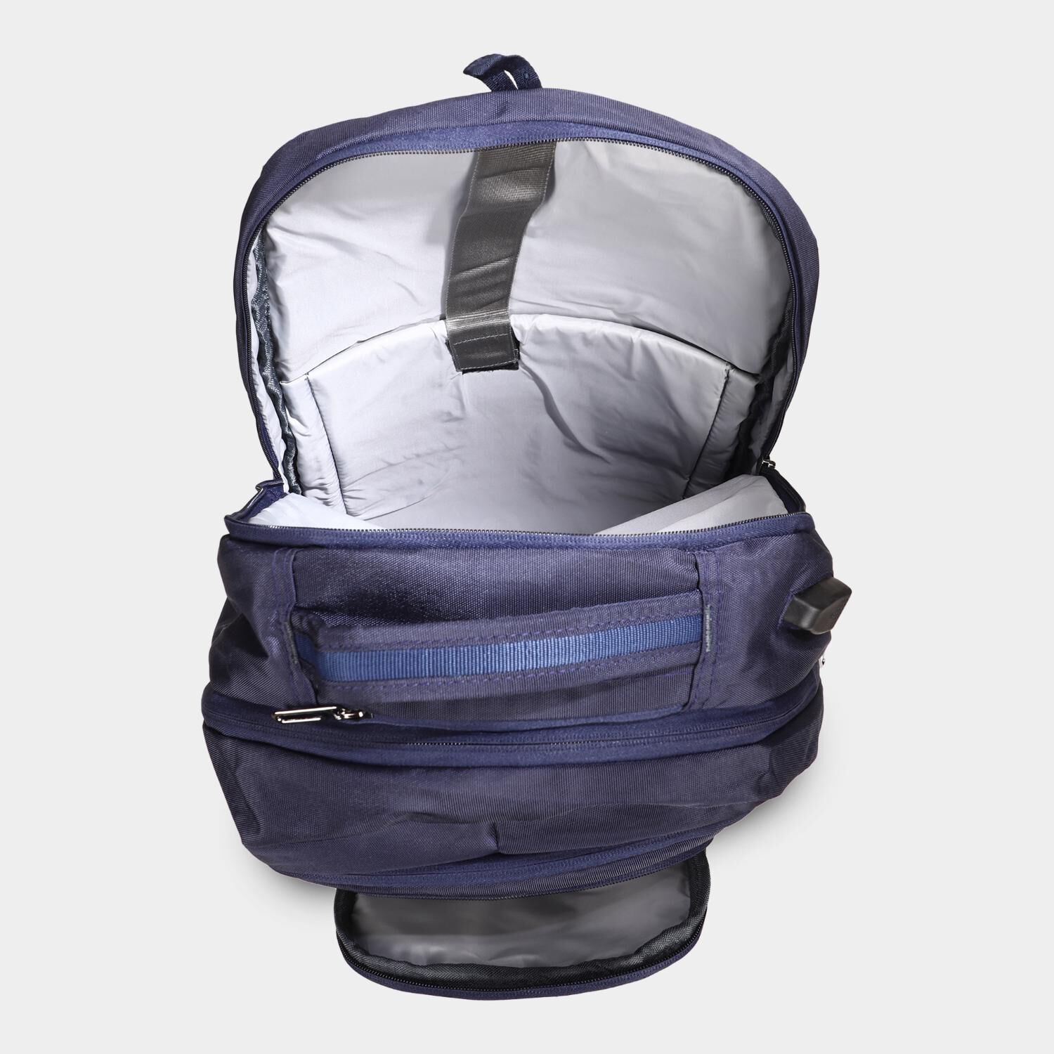 Levelnxt Blue Polyester Backpack WithLaptop Compartment and Usb
