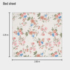 120 GSM White Polyester Double Bedsheet, , small image number null