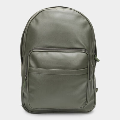 Women's Olive Polyurethane Backpack