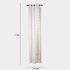 7ft. White Polyester Curtain, , small