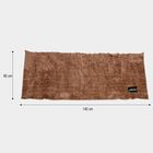 Anti-SKId Brown Polyester Bedside Runner, , small image number null