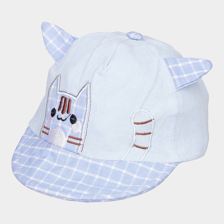 Kids' Blue Nylon Cap, , large image number null