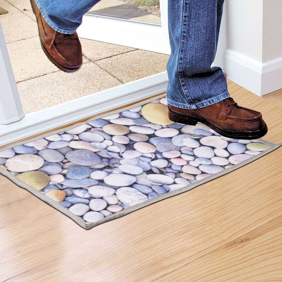 Multicolour Polyester Door Mat, , large image number null