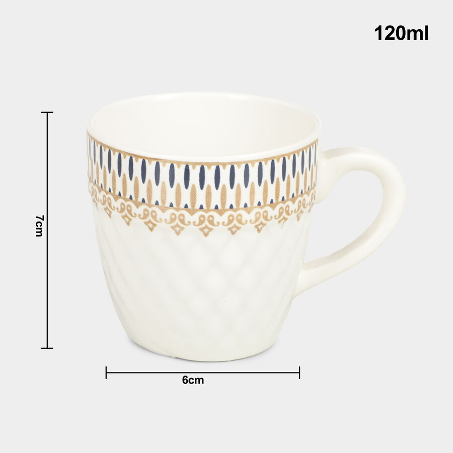 120ml Bone China Cup, Set of 6, , large image number null