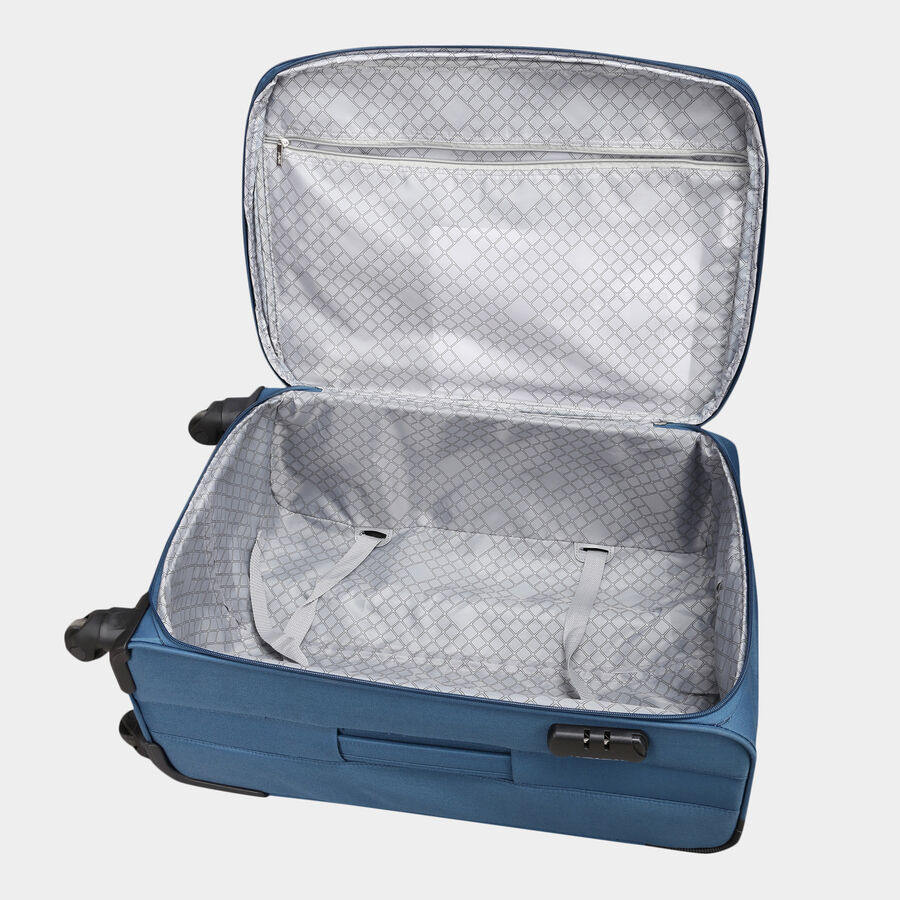Safari 1 Pc. 4 Wheel Polyester Soft Case Trolley Medium Vishal Mega Mart India