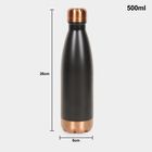 500ml Insulated Steel Bottle | 24 Hours Hot and Cold Water Bottle, , small image number null