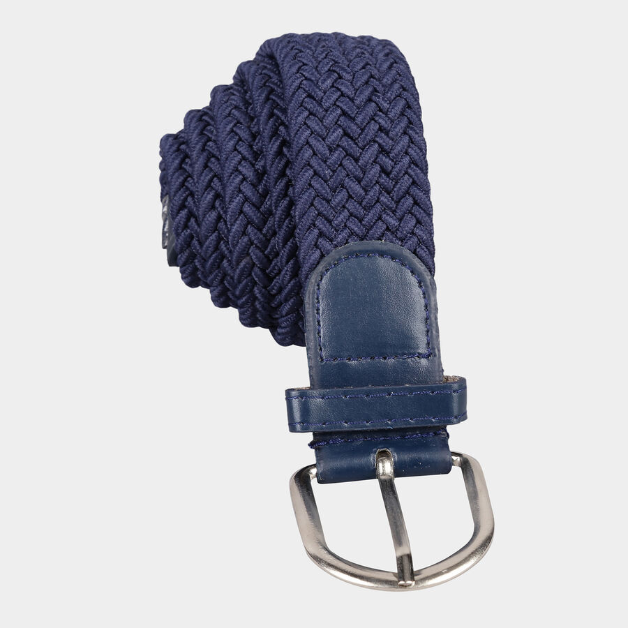 Women's Blue Nylon And Polyester Belt, , large image number null