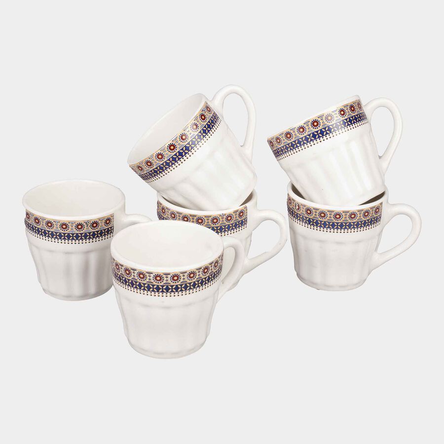 120 ml Stoneware Cup, Set of 6, , large image number null