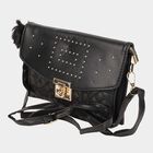 Women's Polyurethane Zipper Sling Bag, , small image number null