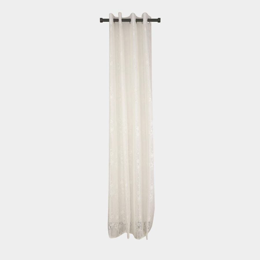 7ft. White Polyester Curtain, , large