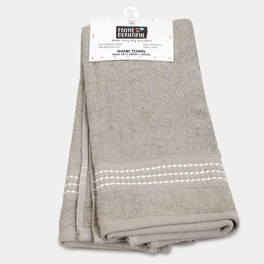 380 GSM Grey Cotton Hand Towel, , large image number null