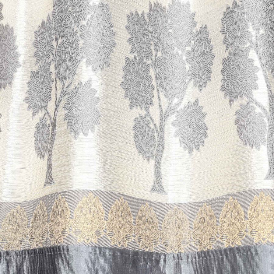 7ft. Grey Microfiber Door Curtain, , large image number null