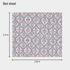 120 GSM Blue Polycotton Double Bedsheet, , small image number null