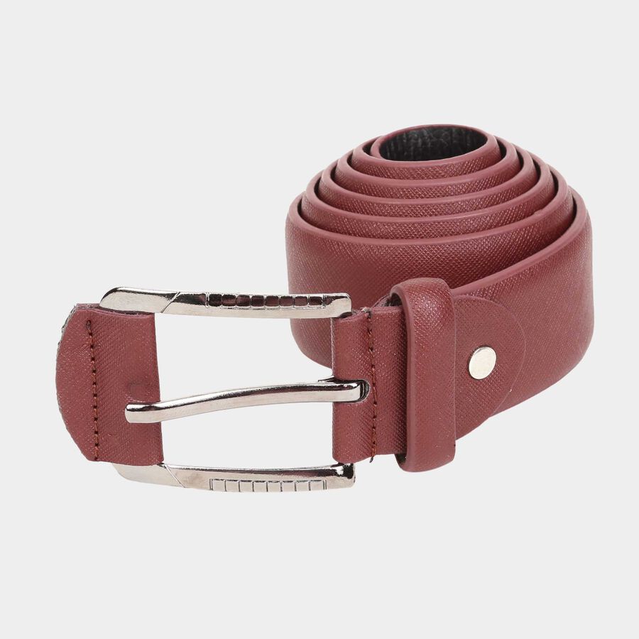 Men's Brown Polyurethane Casual Belt, , large image number null