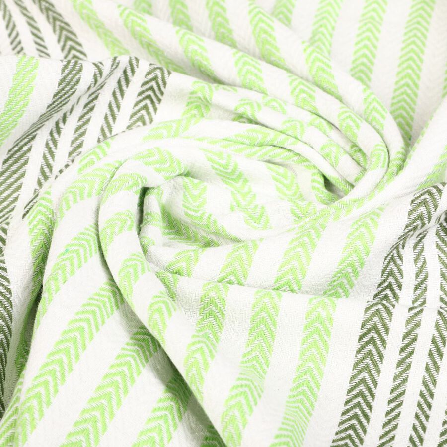 220 GSM Green Cotton Blend Bath Towel, , large