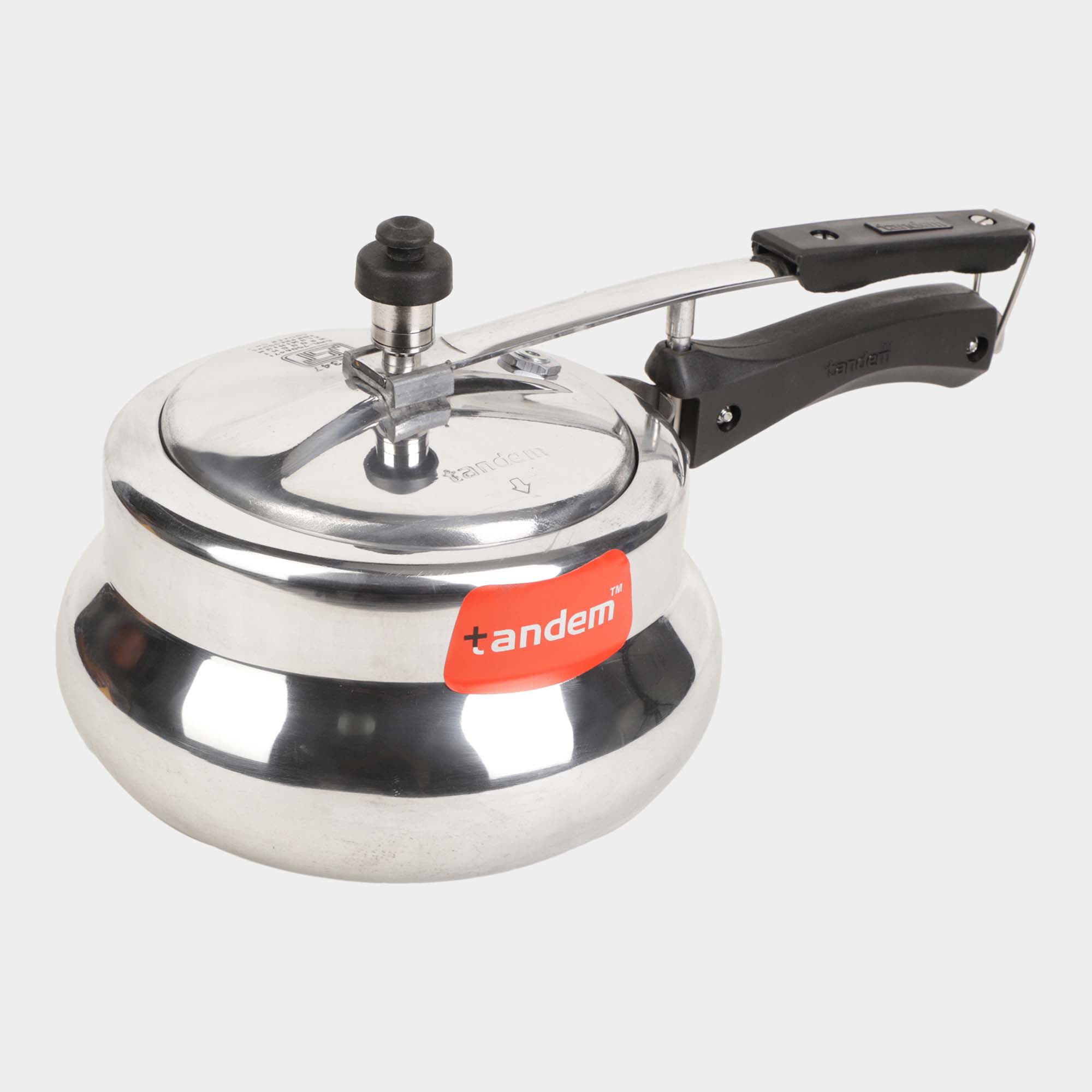 Tandem 3.5 L Induction Pressure Cooker Aluminium Vishal Mega