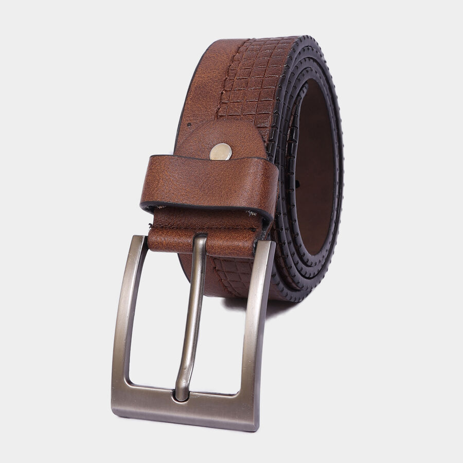 Men Casual Brown Belt (40 in.), , large image number null