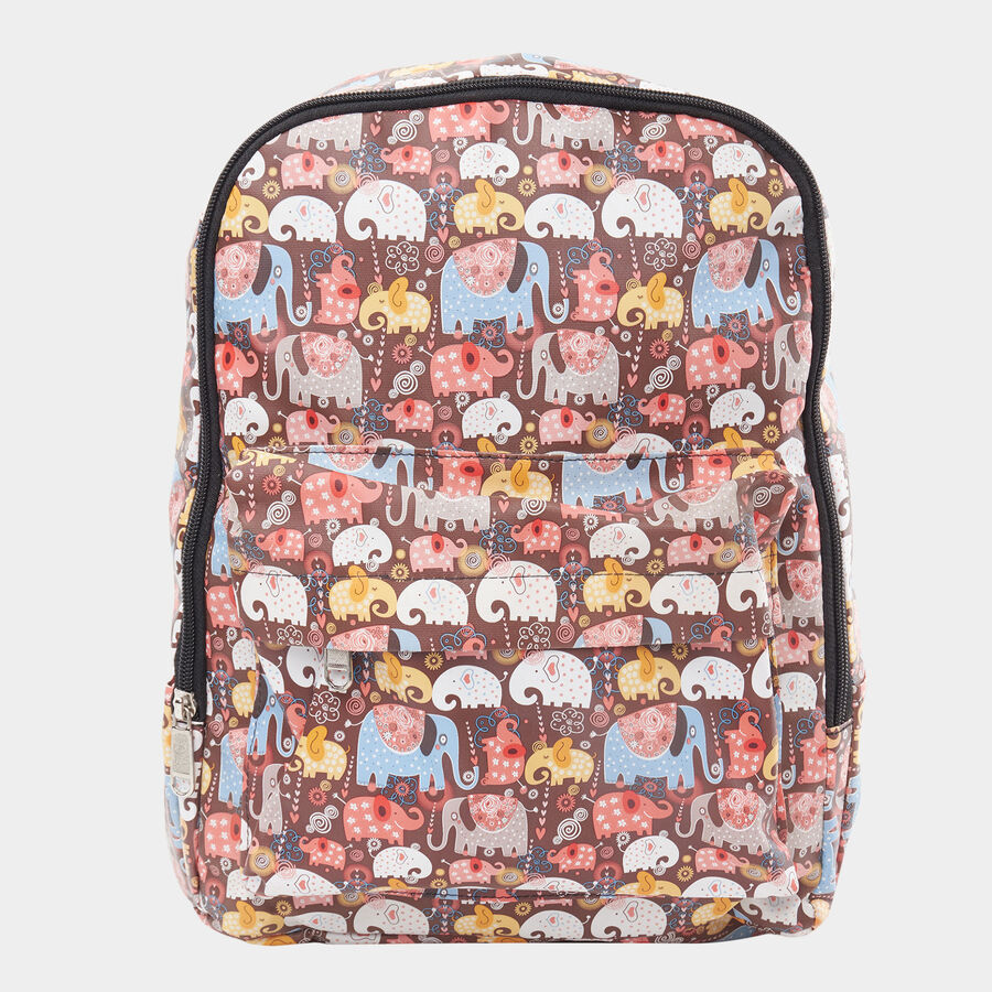 Women Brown Backpack, , large image number null