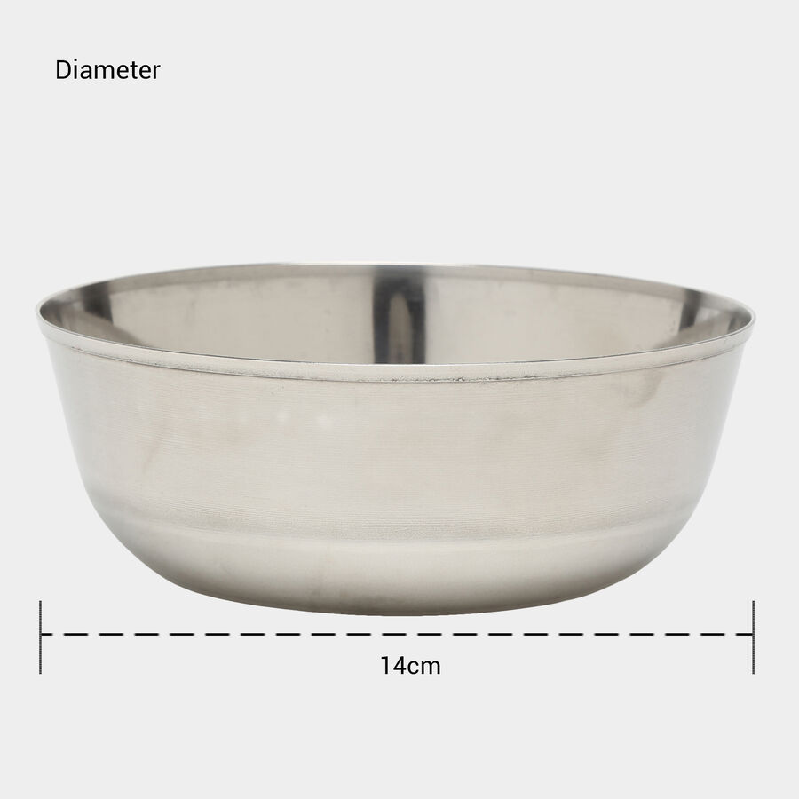 Stainless Steel Bowl (Katori) - 14cm, , large image number null