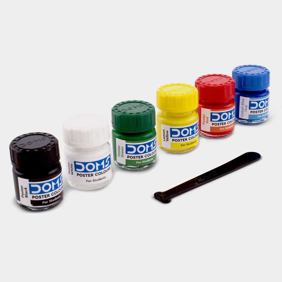 6 Shades Poster Colour Set, , large image number null