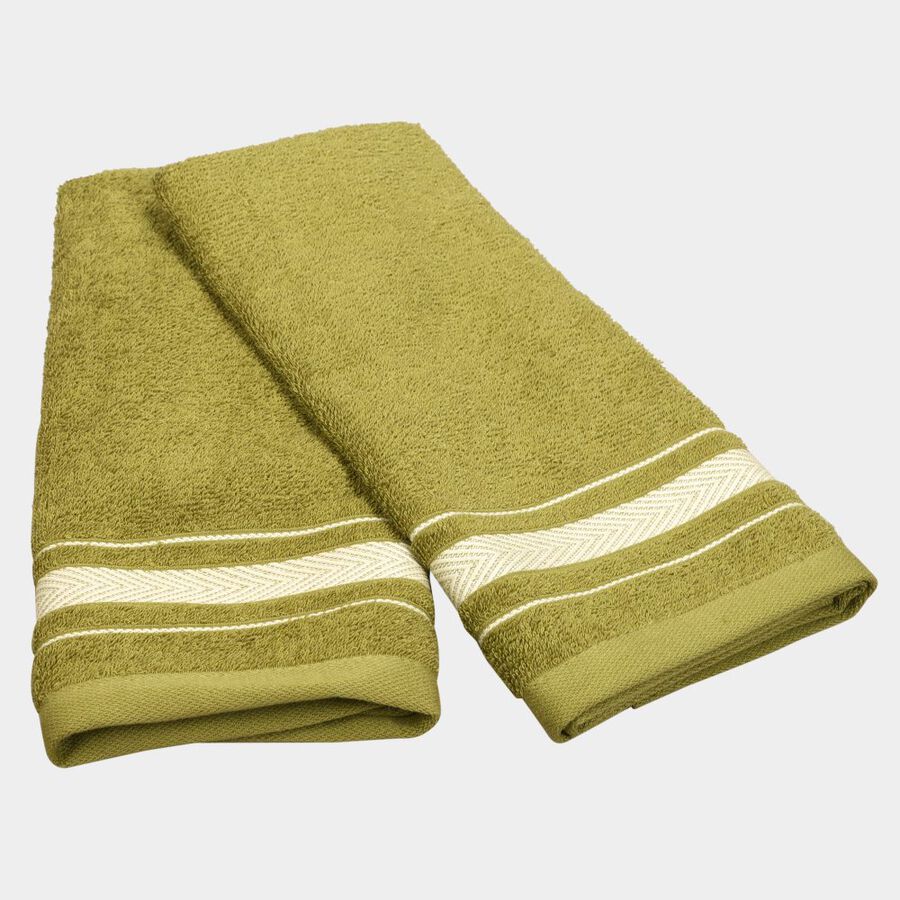 380 GSM Green Cotton Hand Towel, , large