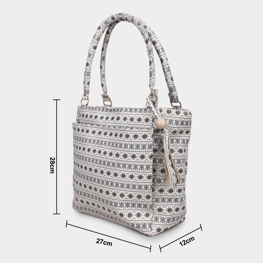 Women's Black Pu Hand Bag, , large image number null