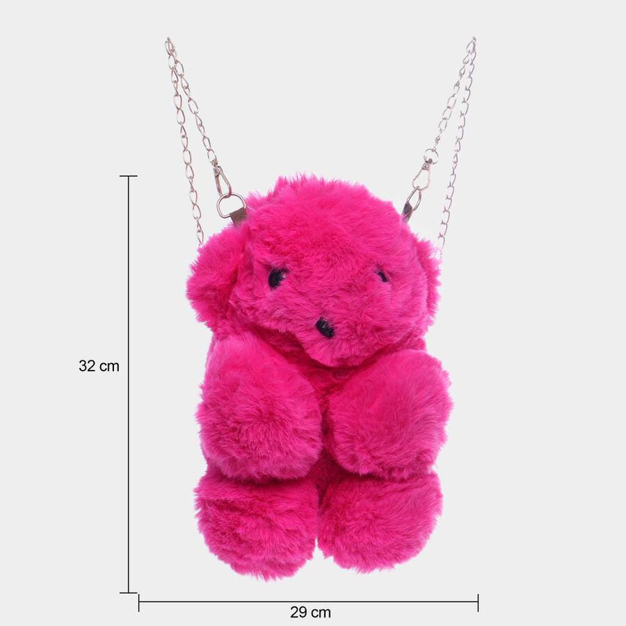 Kids' Furry Bag, Nylon/Polyester, , large image number null