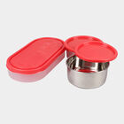 Stainless Steel Lunch Box With Bag - 3 Pcs, , small image number null