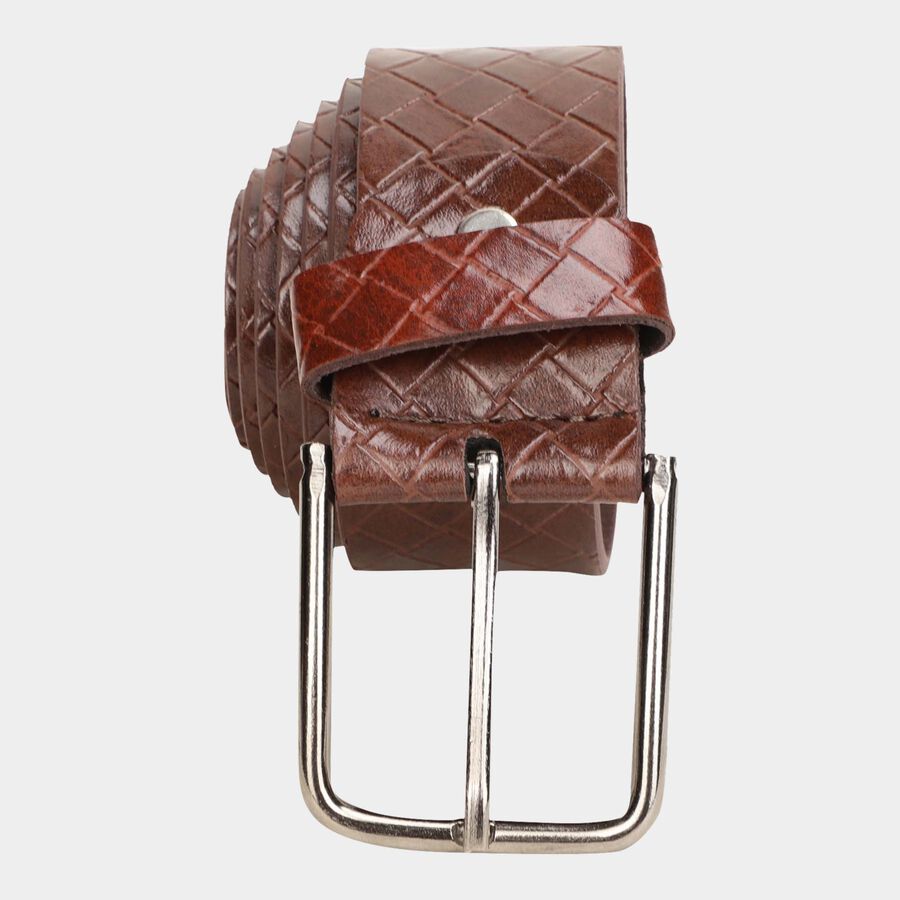 Men's Brown Polyurethane Casual Belt, , large image number null