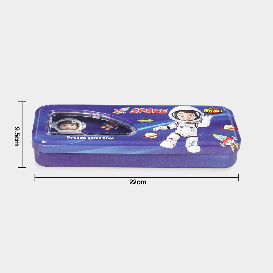 Kid's Space Metal Pencil Box, , large