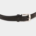 Men's Black Polyurethane Formal Belt, , small image number null
