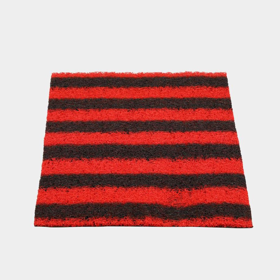 Anti-Skid Red Polypropylene Door Mat, , large