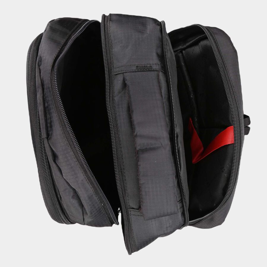 Black Polyester Backpack, Medium Size, 25 L, , large image number null