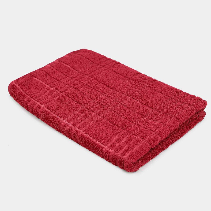 210 GSM Maroon Microfiber Bath Towel, , large image number null