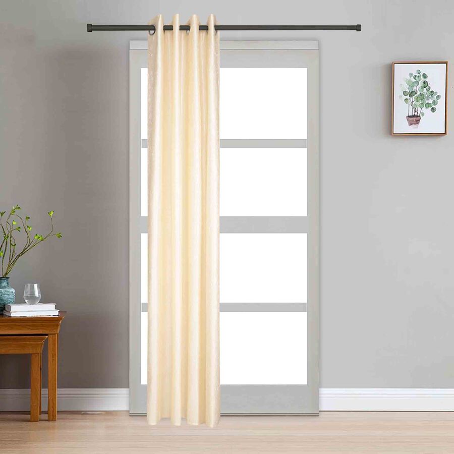 7ft. off White Microfiber Door Curtain, , large image number null