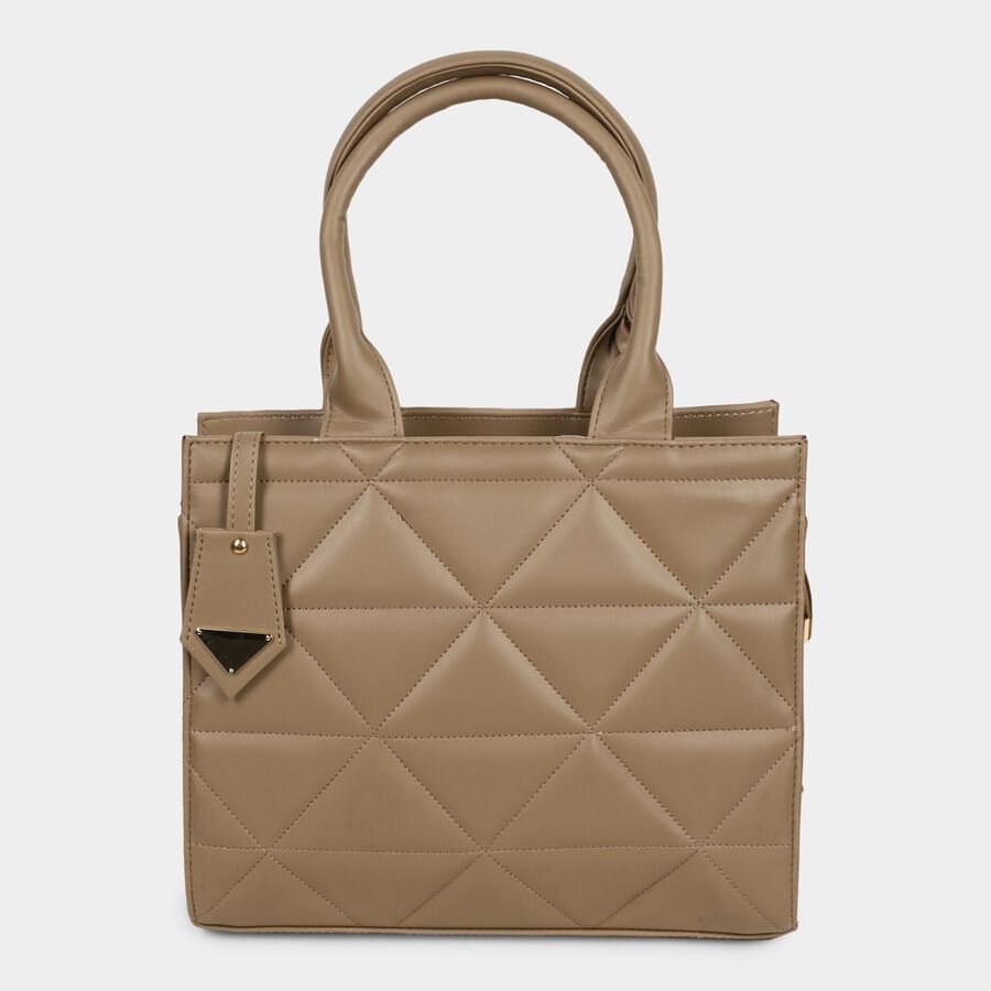 महिलाओं के 2 कम्पार्टमेंट पॉलीयूरेथेन टोट बैग, , large image number null