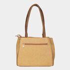 Women's Beige Polyurethane Hand Bag, , small image number null