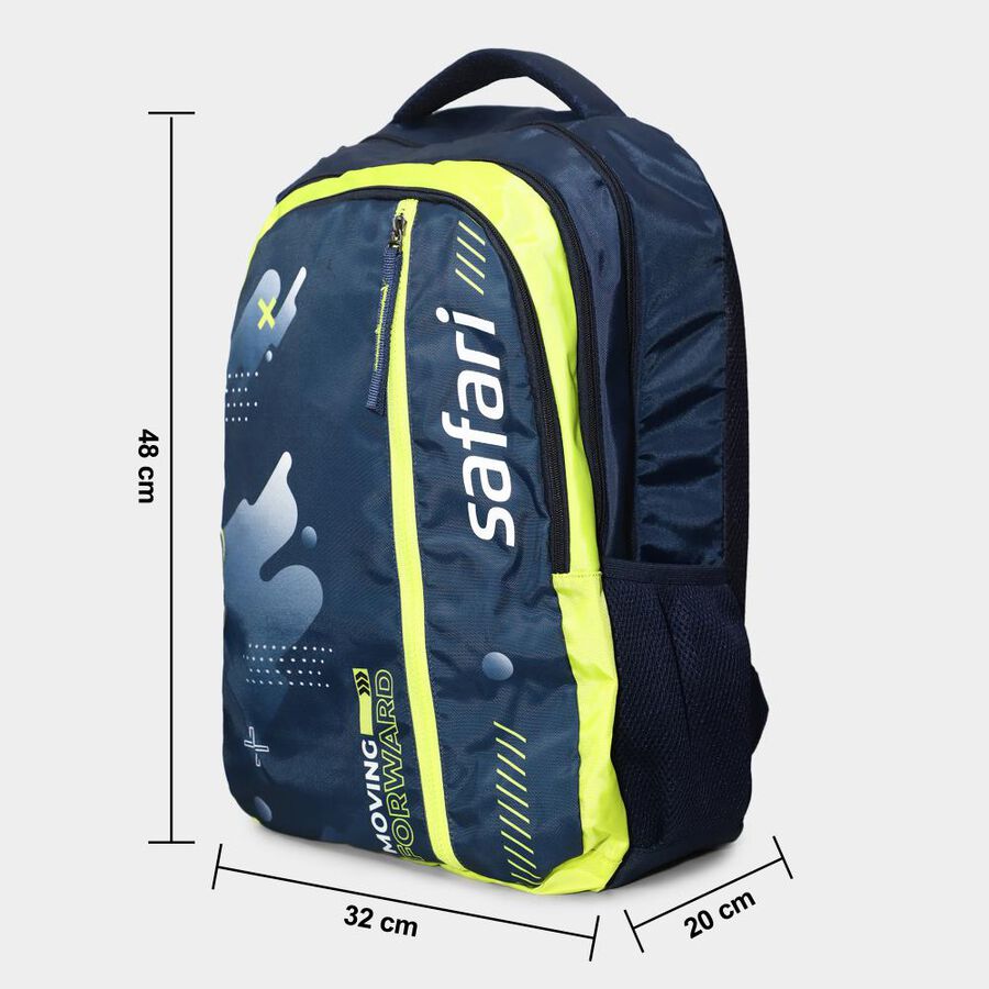 Dark Blue Backpack with Laptop Sleeve, 30 L (Approx), , large image number null