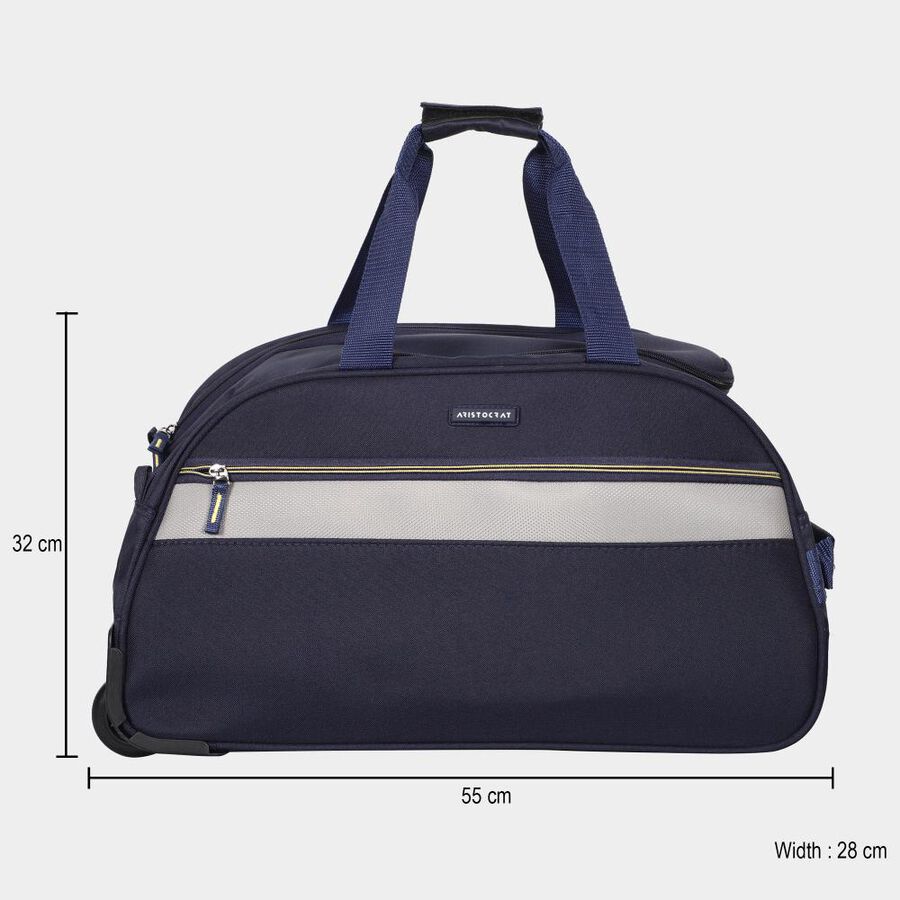 Dark Blue Polyester Duffle Trolley, , large image number null