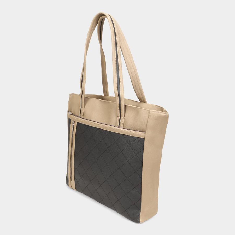 Women's Blue Polyurethane Tote Bag, , large image number null