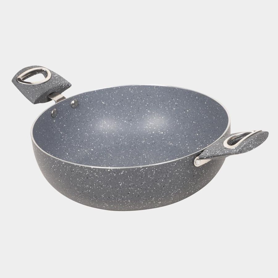 2 L Induction Compatible Non-Stick Kadhai, , large image number null