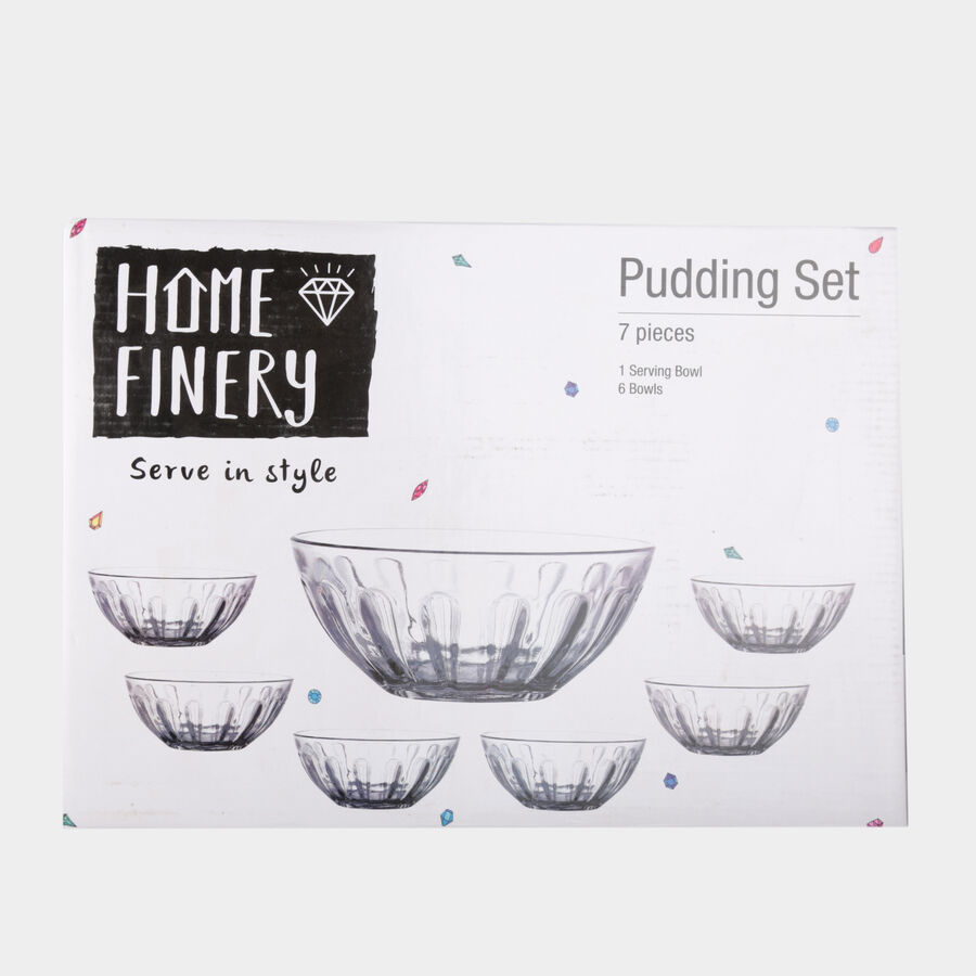 Glass Dessert Set - Set of 7, , large image number null