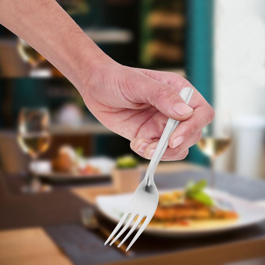 Set of 4 Stainless Steel Baby Forks, , large image number null