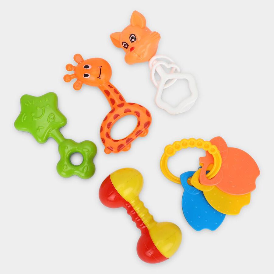 Infant Rattles Set of 5, , large image number null
