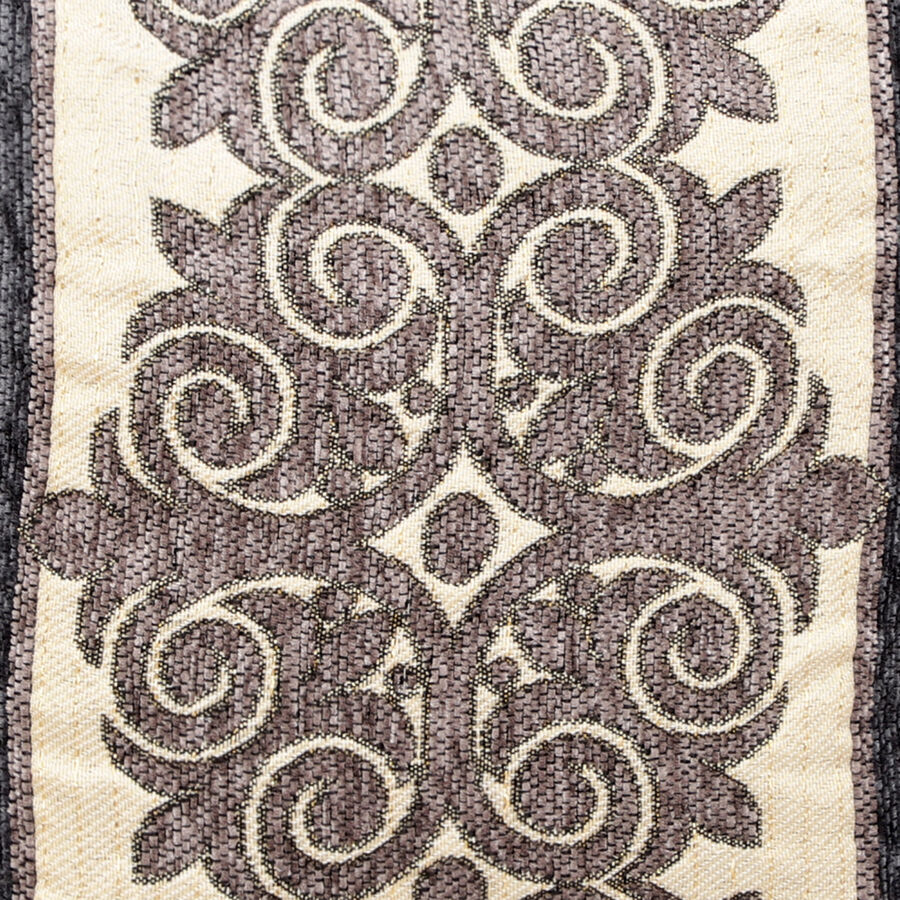 Neutral Jacquard Textured Decorative Cushion, , large